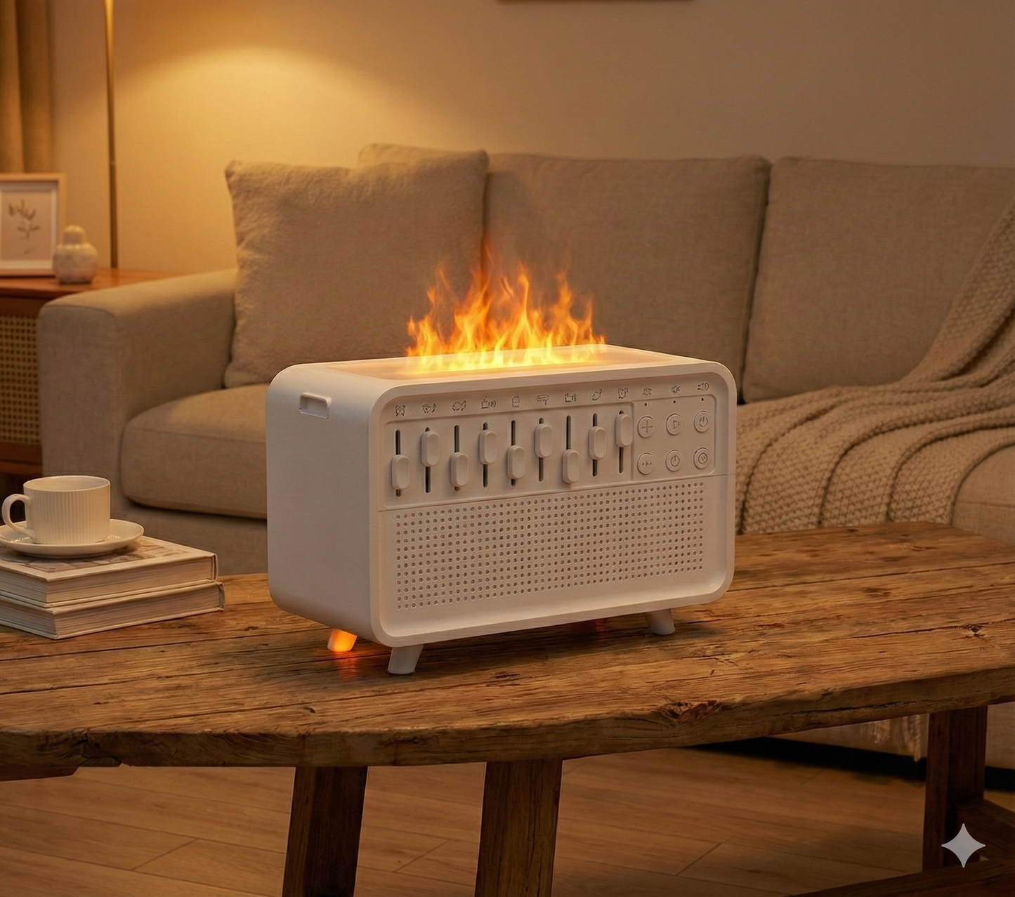 Humidificateur PureBrume - Diffuseur d’Arômes, Brumisateur et Veilleuse