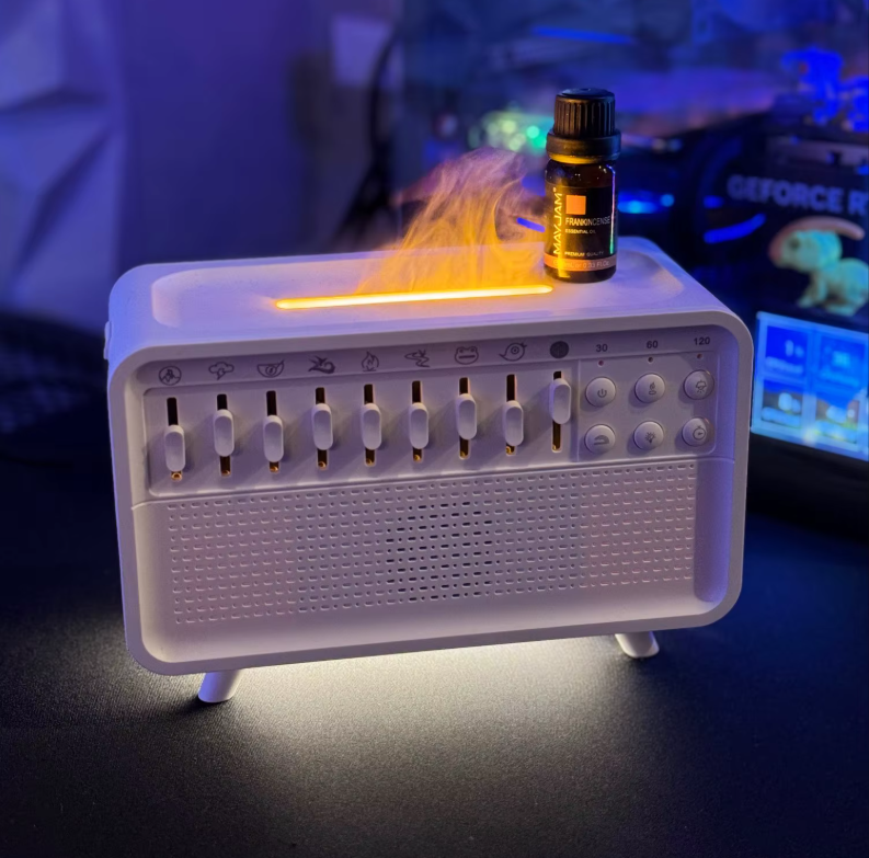 Humidificateur PureBrume - Diffuseur d’Arômes, Brumisateur et Veilleuse